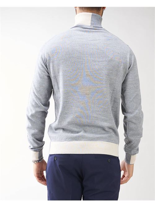 High neck sweater with contrasting profiles Manuel Ritz MANUEL RITZ | Sweater | 3532M50223383597